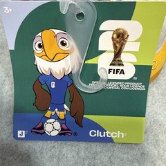 FIFA® World Cup 2026 USA 8 Inch Plush Official Clutch™ Bald Eagle Mascot Soccer