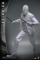 Hot Toys Marvel TMS139 Moon Knight Mr. Knight 1/6 Scale 12″ Collectible Figure