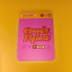 M Cute! Greedy Piglet Blind Confirmed Light Up French Fries Piglet Figure