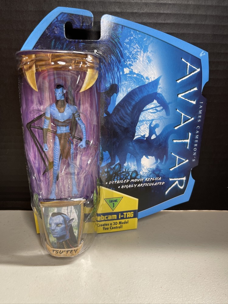 Tsu’Tey James Cameron’s Avatar Webcam i-Tag 4″ Tsu Tey Figure Mattel 2009 -NEW