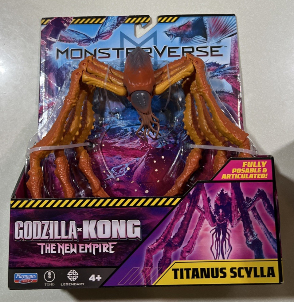 NEW 2025 MonsterVerse Godzilla x Kong: The New Empire TITANUS SCYLLA 6″