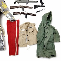 Vintage Lot of GI Joe Accessories-Weapons-Clothing-Camping-SCUBA-Foot Locker