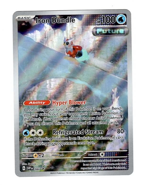 Pokemon – Iron Bundle SVP 066 – Paradox Rift – Scarlet Violet Black Star Promo –