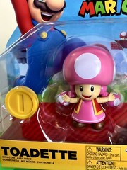 2024 JAKKS Pacific World of Nintendo Figure: TOADETTE (w/ Coin)