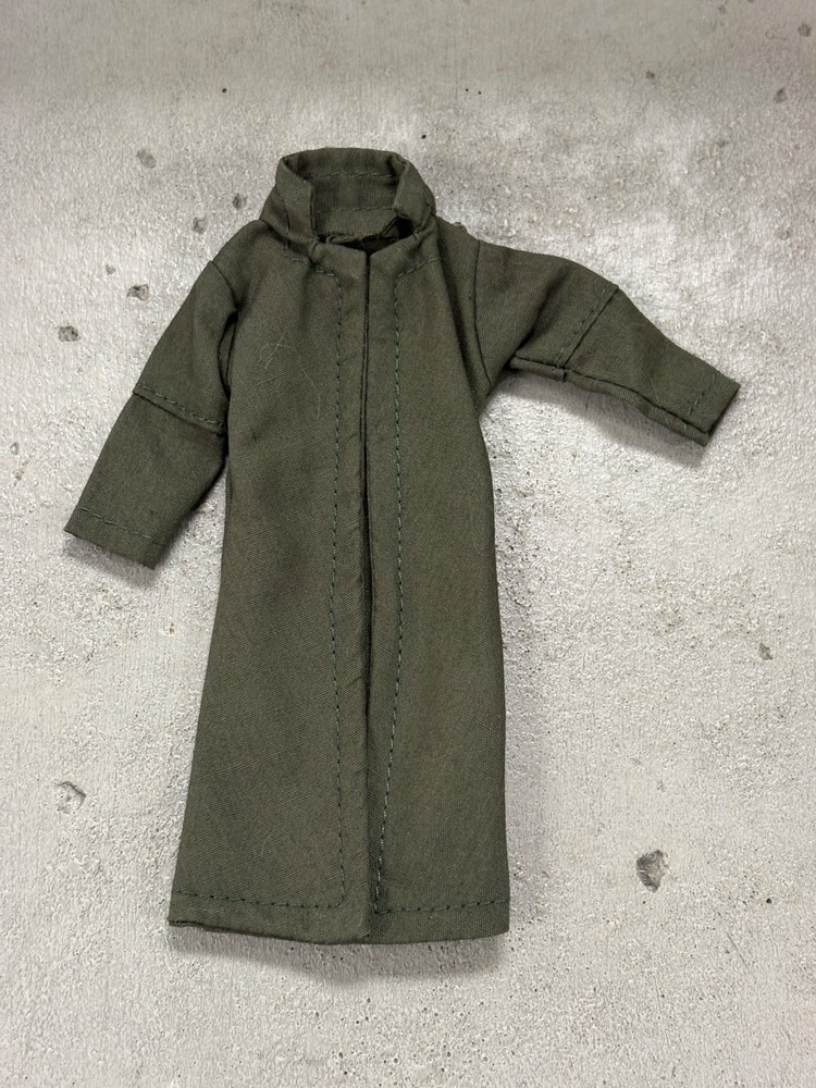 SU-CH-LTC-S-GN: 1/12 Green Wired Trench Coat for 6 inch action figure