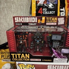 Skibidi Toilet Lot Funko Pop 1955 Titan Figures Plush Battle Bucket Bundle