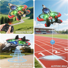 Foam Remote Control Airplanes RC Planes for Kids Adults, RC Airplane Fighter Jet