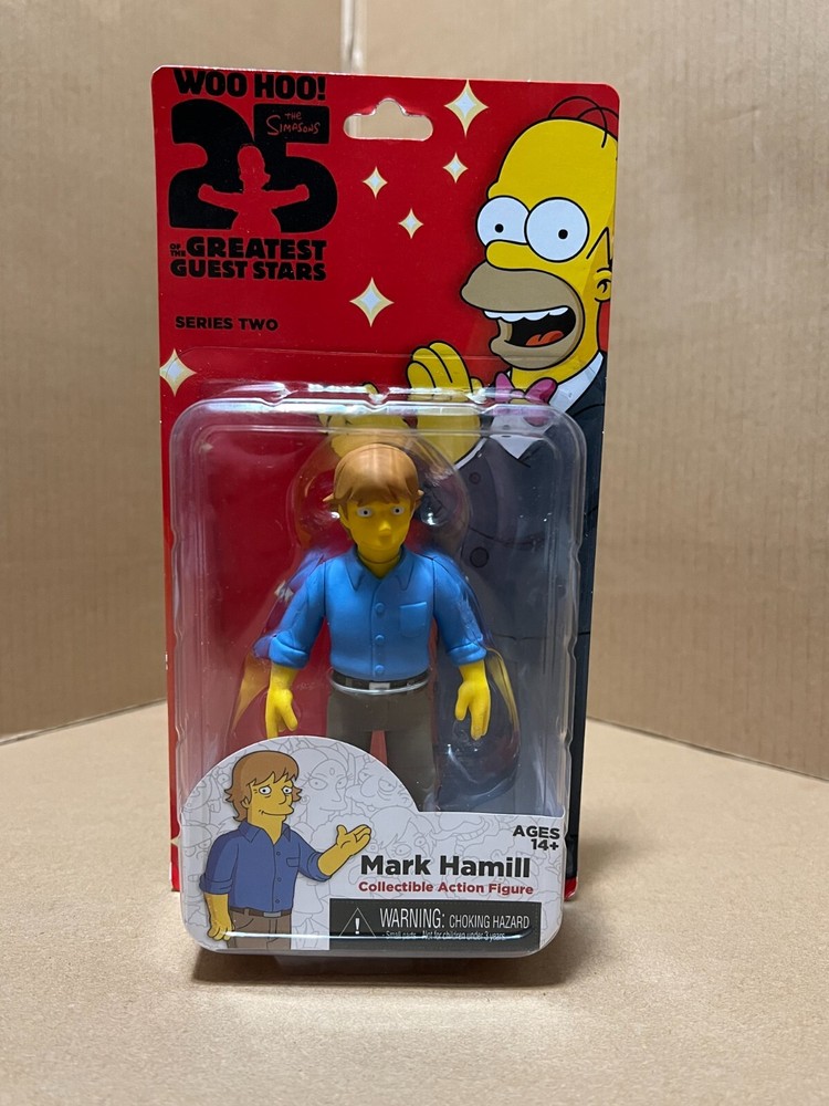 Neca The Simpsons 25 Greatest of the Guest Stars Series Two Mark Hamill New MIP