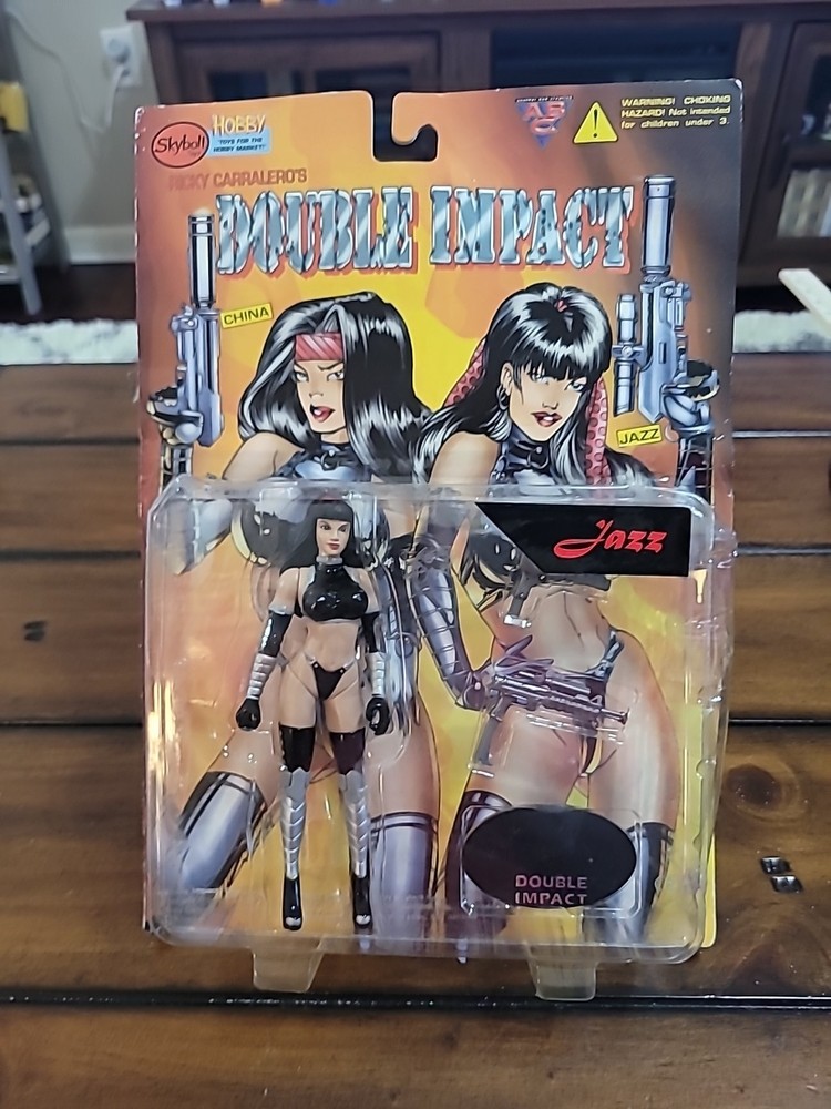 Double Impact Jazz Lot Action FIgures 1998 Skybolt Toyz *Read*