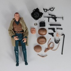 VTG Mike Hazard Double Agent Action Figure Louis Marx 2090, Used, Incomplete