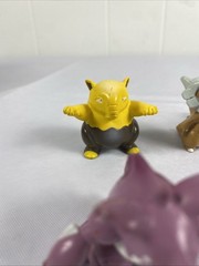 Vintage Tomy Pokemon Figures Lot of 6 Jigglypuff Nidoking Poliwhirl Growlithe