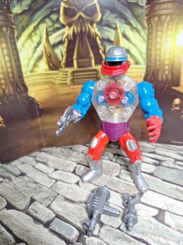 Masters Of The Universe Vintage Motu Roboto Silver Boot Variant Complete