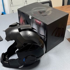 Iron Man MK5 Black 1:1 Helmet Wearable Voice-control Open&Close Cosplay Mask