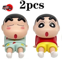 Crayon Shin-Chan Phone Holder Cute Anime Figure Stand Desktop Ornament Doll Gift