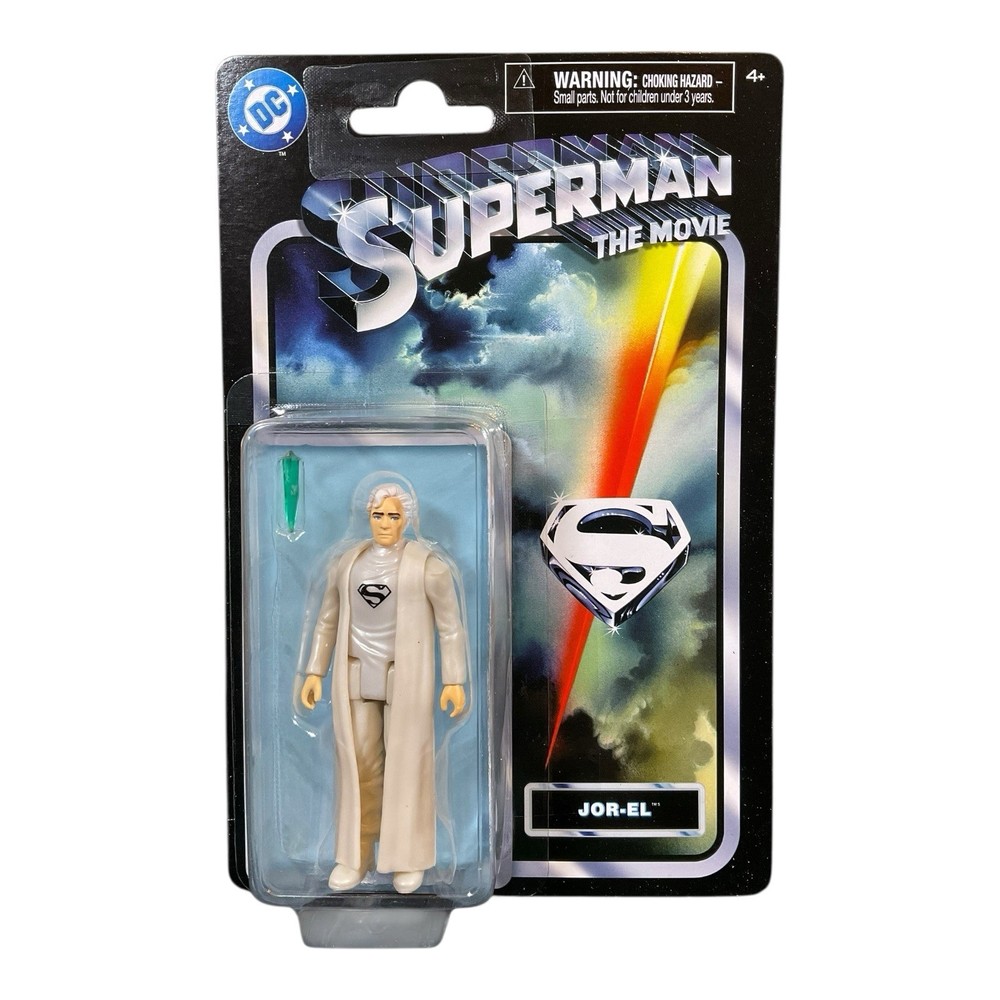 DC Superman Movie Retro JOR-EL White Chase 3.75″ Spin Master 2025 Action Figure
