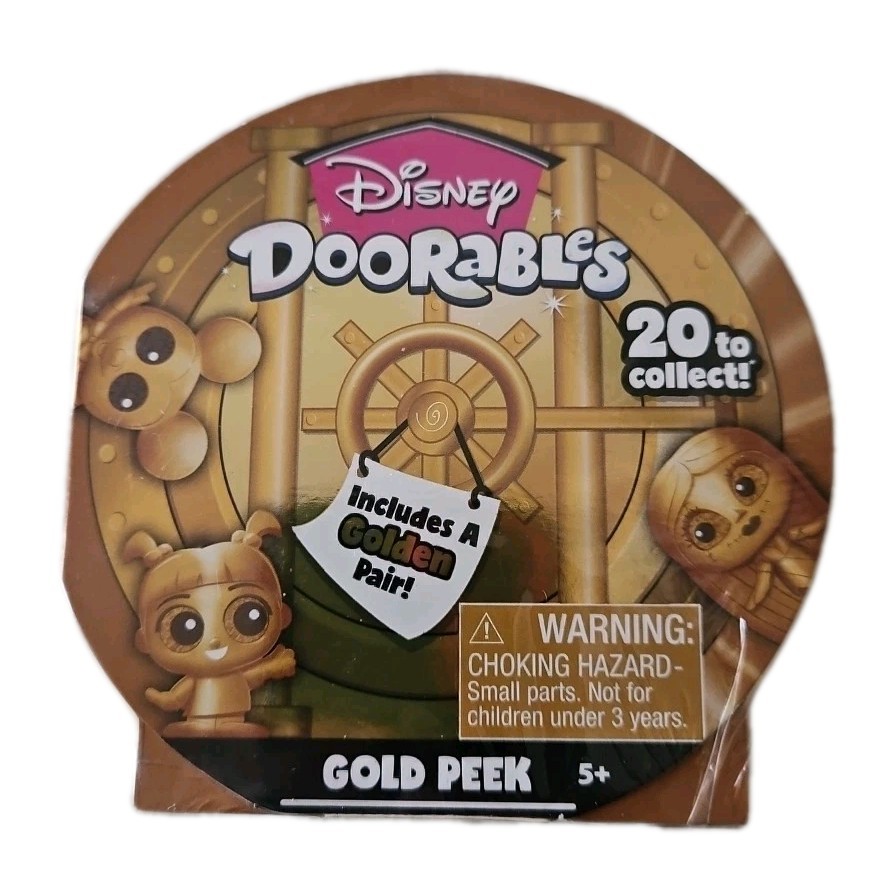 2024 UCC Distributing Disney Doorables Gold Collector Peek RARE