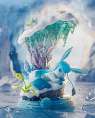 ✨New Funism Series 3 Pokémon Eevee Relaxing Confirmed (Glaceon) US STOCK