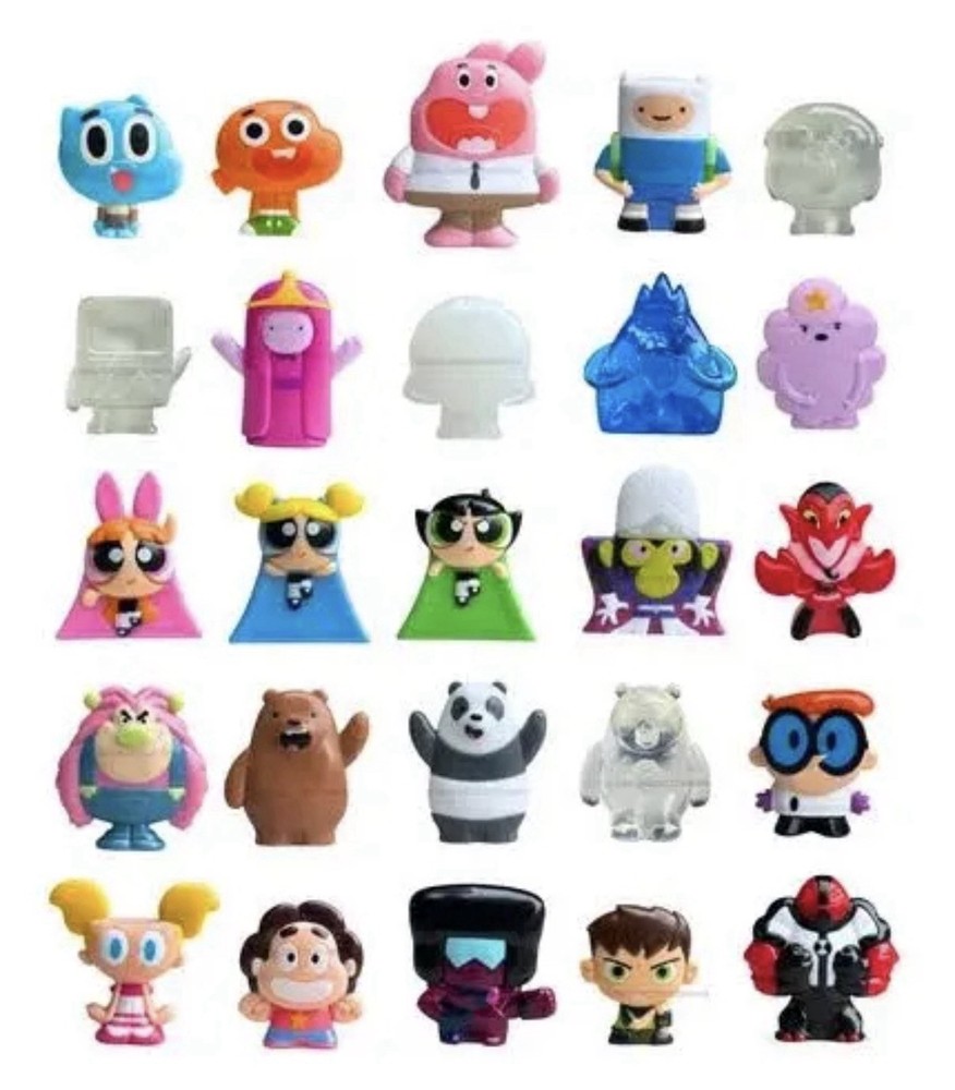 Cartoon Network Little Bites Series 1 Complete Set 25 Mini Figures Vintage