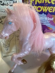 Vintage 1984 Princess Of Power Swift Wind Unicorn With Box & Doll