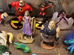Disney dolls Incredibles Cruella Tangled Rapunzel Scooby Doo Trolls PVC figures