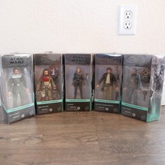 Star Wars Black Series Rogue One 6″ Figure Lot of 5 Galen Base Jan Andor Rook