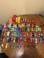 Disney Pixar Cars Diecast HUGE LOT of 103 Cars Tow Trucks Planes Grand Prix
