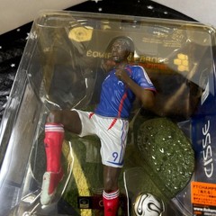 FT Champs FIFA 2006 France Cisse 9 Soccer Action Pose Figure 6″ Netcam