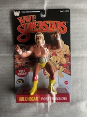 WWE Wrestling Superstars LJN Mattel Hulk Hogan Tan Skin Black Card🔥