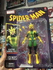 HOT ITEM! Spider-Man Marvel Legends Electro (Francine Frye) 6-Inch AF BY HASBRO