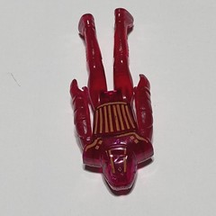 Vintage Tron red WARRIOR 3.75” action figure 1981 Tomy Walt Disney Movie no disk