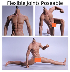 1/6 JIAOU DOLL JOK-11C Changable Feet Seamless Body Male Man Flexible Figure