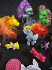 VTG Lot of 24pc My Little Pony & Miscellaneous Accessories