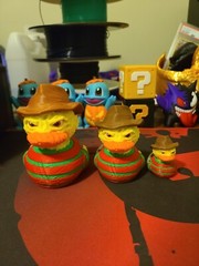 Freddy Kruger Duck 3D Printed Mini Size Jeep Duck Plastic Detailed Haloween Elm
