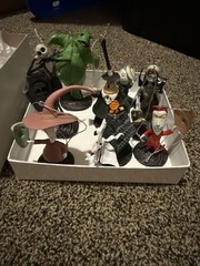 Disney Nightmare Before Christmas Deluxe 9 Ornamnet Set Disney Store Exclusive