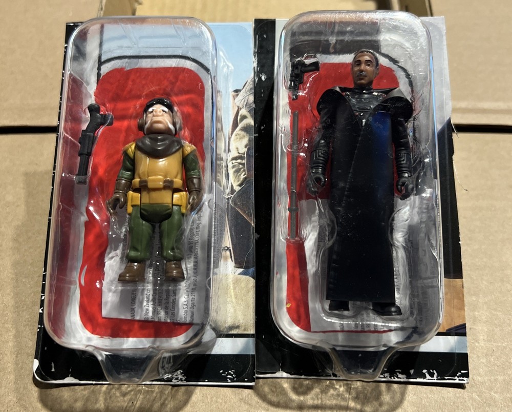 Star Wars Retro Collection ~Moff Gideon & Kuiil 3.75” Scale Figures- CUT CARDS