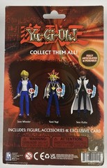 Lot of 2 Yu-Gi-Oh! Action Figures Yami Yugi/ Seto Kaiba CIB W/ Exclusive Card