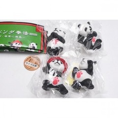 Japanese Gashapon Super Panda Kung Fu Figure Model Chinese Style