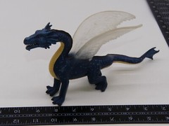 Mojo Sea Dragon Fantasy Figure Toy Figurine Monster Blue Winged Dinosaur