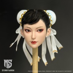 MS-015B: Star Man 1/6 Street Fighter Chun-li Female Action Figure (Pink Ver.)