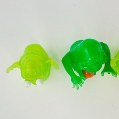 Ghostbusters Ecto Minis Slimer 4 Translucent 1 Solid 1.5″ Mattel Classic Series