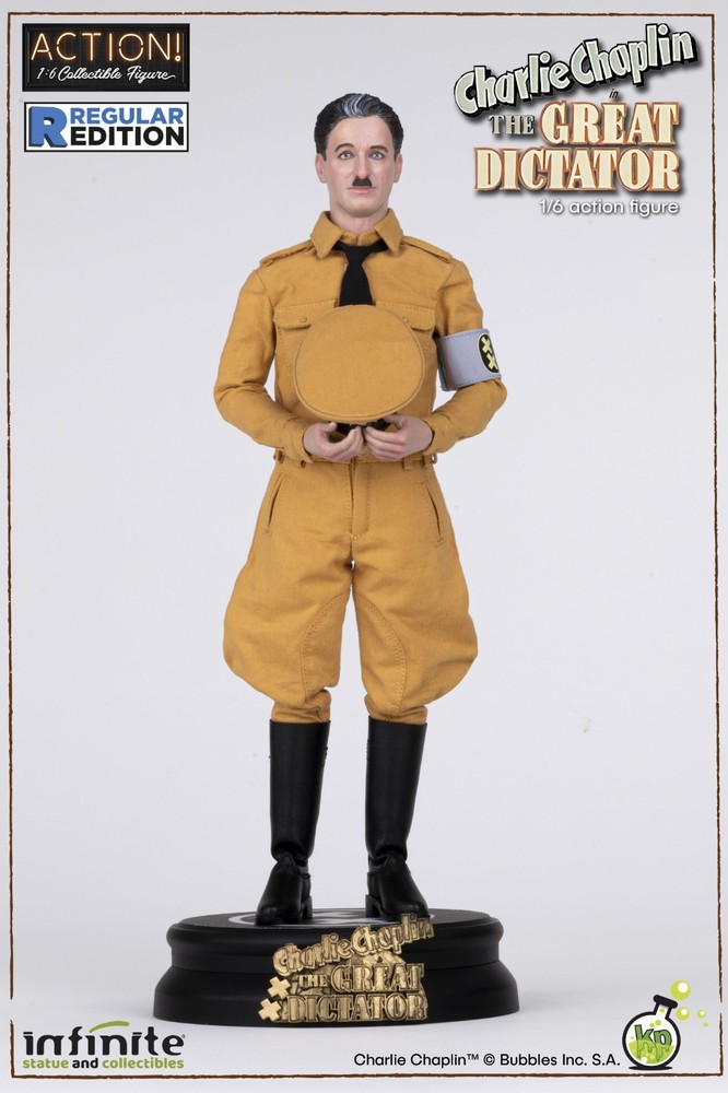 Infinite Statue X Kaustic Plastik Charlie Chaplin the Great Dictator Regular IK