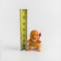 Smiling Charmander 3D Pokemon Figure Collectible Desktop Doll Ornament PVC