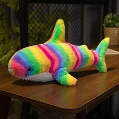 1pc.45/60cm Cute Colorful Shark Plush Toy Soft Stuffed Speelgoed Animal
