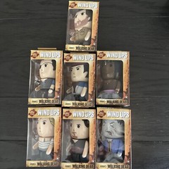 2013 Bulls I Toy AMC The Walking Dead Wind Ups, Complete Set of 7 New W/ Display