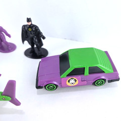 Vintage 1990 Tonka Super Batman Playset Joker Police Car Helicopter Figures