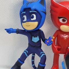 PJ Masks Catboy Owlette PJ Robot Luna Lot Figure Just Play 4 Figures Set 3″