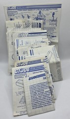 GI Joe Blueprint Instructions for Playsets, Vehicles & Catalog Lot 1980’s