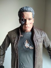 NECA Terminator Genisys T-800 & T-1000 Guardian Battle Damaged CUSTOM LOT U.S.A