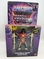Masters of the Universe x Transformers Starscream Armor Scare Glow in the Dark
