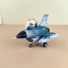 NG Fortune Leopard Q-version Model F-16AM Fighter Jet Aircraft Model
